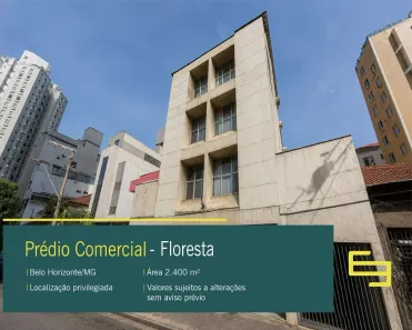 Prédio Comercial à venda, 2400m² no Floresta, Belo Horizonte