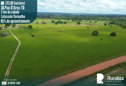 Fazenda/Sítio à venda, 123m² no , Pau D'Arco
