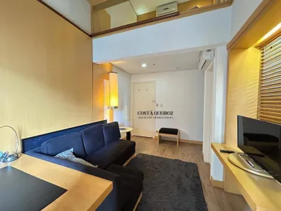 Apartamento com 1 Quarto para venda ou aluguel, 44m² no Moema, São Paulo