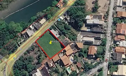 Lote/Terreno à venda, 1500m² no Piratininga, Niterói
