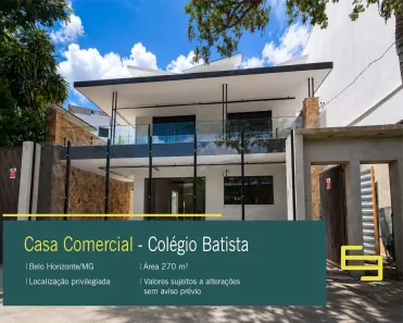 Imóvel Comercial à venda, 270m² no Colégio Batista, Belo Horizonte
