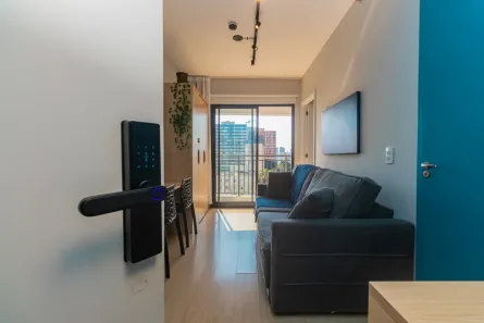 Apartamento com 1 Quarto à venda, 34m² no Santo Amaro, São Paulo