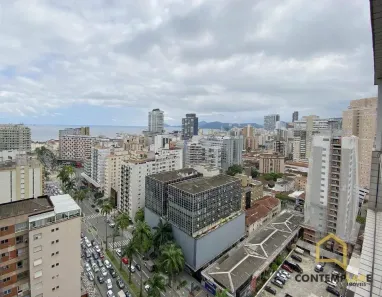 Apartamento com 2 Quartos à venda, 96m² no Gonzaga, Santos