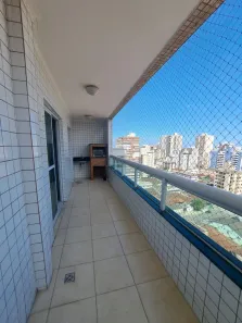 Apartamento com 2 Quartos para alugar, 92m² no Guilhermina, Praia Grande