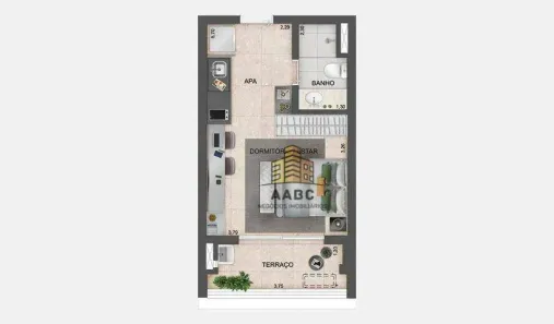 Apartamento com 1 Quarto à venda, 31m² no Vila Clementino, São Paulo