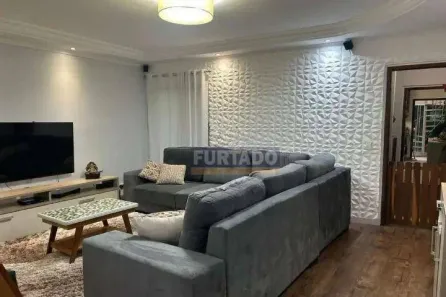 Sobrado com 3 Quartos à venda, 200m² no Vila Scarpelli, Santo André