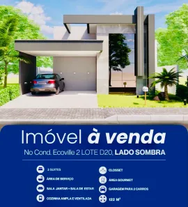 Casa de Condomínio com 3 Quartos à venda, 122m² no Cajupiranga, Parnamirim