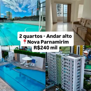 Apartamento com 2 Quartos à venda, 46m² no Nova Parnamirim, Parnamirim