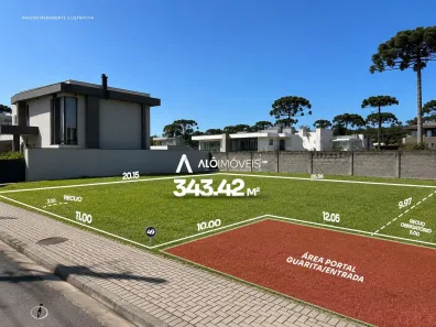 Lote/Terreno à venda, 343m² no Umbará, Curitiba