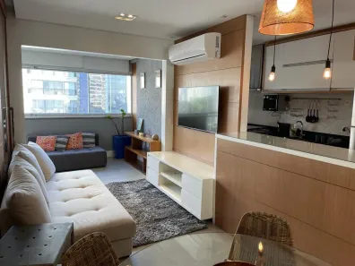 Apartamento com 1 Quarto para alugar, 51m² no Campo Belo, São Paulo