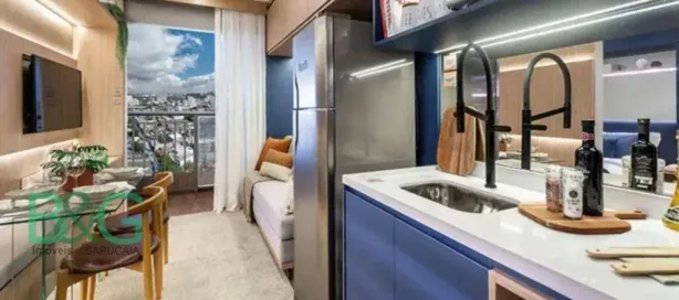 Apartamento com 1 Quarto à venda, 29m² no Santo Amaro, São Paulo