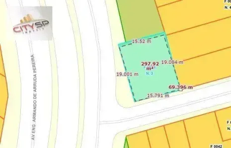 Lote/Terreno à venda, 298m² no Vila Fachini, São Paulo