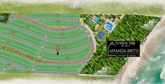 Lote/Terreno à venda, 200m² no , Barra dos Coqueiros