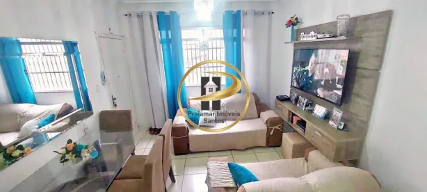 Apartamento com 2 Quartos à venda, 73m² no Aparecida, Santos