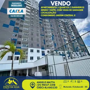 Apartamento com 3 Quartos à venda, 70m² no Mutondo, São Gonçalo