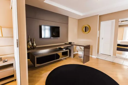 Apartamento com 1 Quarto para alugar, 59m² no Batel, Curitiba
