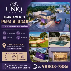 Apartamento com 2 Quartos para alugar, 42m² no SIM, Feira de Santana