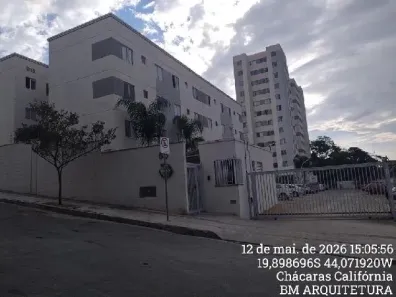 Apartamento com 2 Quartos à venda, 48m² no Chácaras Califórnia, Contagem