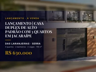 Casa com 3 Quartos à venda, 118m² no das Laranjeiras, Serra