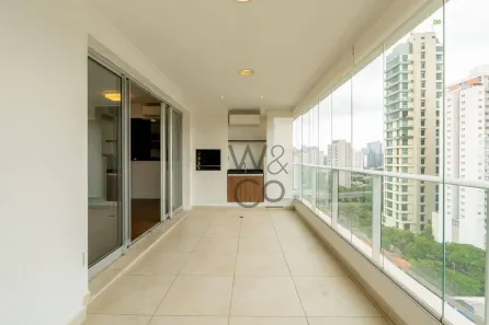 Apartamento com 2 Quartos para alugar, 105m² no Cidade Monções, São Paulo