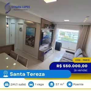 Apartamento com 2 Quartos à venda, 57m² no Luiz Anselmo, Salvador