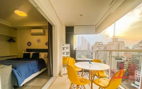 Apartamento com 1 Quarto para alugar, 35m² no Consolação, São Paulo