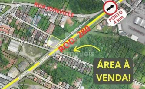 Lote/Terreno à venda, 8000m² no Água Branca, São Francisco do Sul