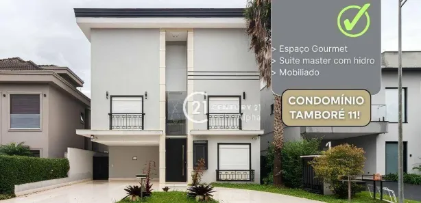 Casa de Condomínio com 5 Quartos para venda ou aluguel, 500m² no Tamboré, Santana de Parnaíba