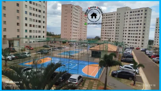 Apartamento com 2 Quartos para alugar, 44m² no Parque das Cachoeiras, Valparaíso de Goiás