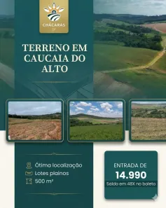 Lote/Terreno à venda, 500m² no Centro (Caucaia do Alto), Cotia
