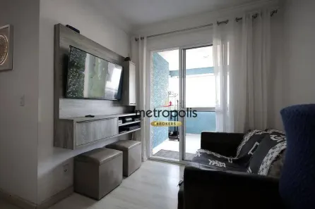 Apartamento com 2 Quartos à venda, 60m² no Vila Valparaíso, Santo André