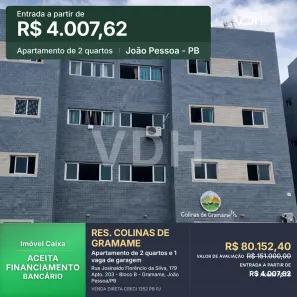 Apartamento com 2 Quartos à venda, 43m² no Gramame, João Pessoa