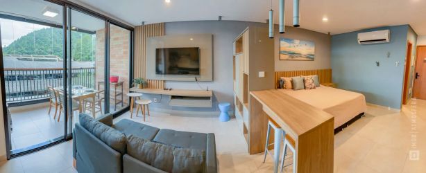 Apartamento com 1 Quarto à venda, 51m² no Saco da Ribeira, Ubatuba