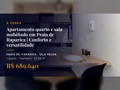 Apartamento com 1 Quarto à venda, 32m² no Praia de Itaparica, Vila Velha
