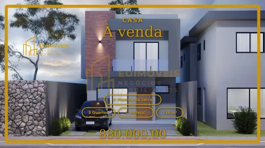 Casa com 3 Quartos à venda, 136m² no Planície da Serra, Serra