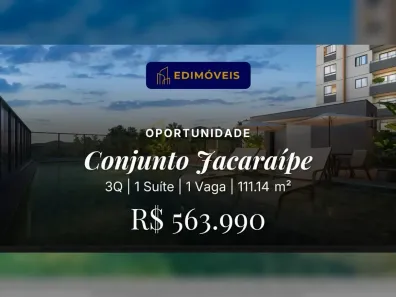Apartamento com 3 Quartos à venda, 111m² no Conjunto Jacaraípe, Serra