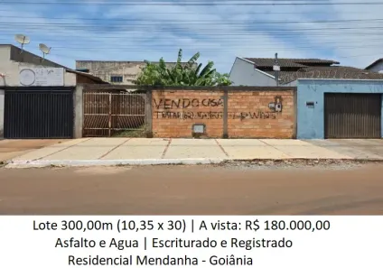 Lote/Terreno à venda, 300m² no Residencial Mendanha, Goiânia