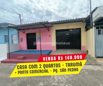 Casa com 2 Quartos à venda, 70m² no Tarumã, Manaus