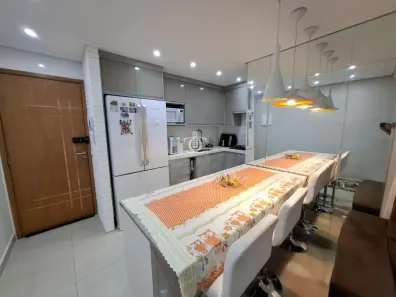 Apartamento com 2 Quartos à venda, 59m² no Vila Nossa Senhora das Vitórias, Mauá