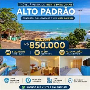 Apartamento com 3 Quartos à venda, 122m² no Centro, Guarapari