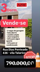 Sobrado com 3 Quartos à venda, 110m² no Jardim Maringá, São Paulo