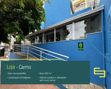 Ponto Comercial para alugar, 360m² no Carmo, Belo Horizonte