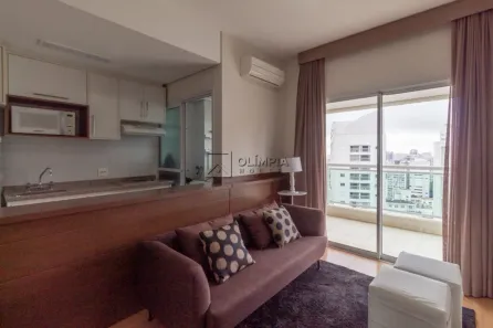 Apartamento com 1 Quarto para alugar, 51m² no Cerqueira César, São Paulo