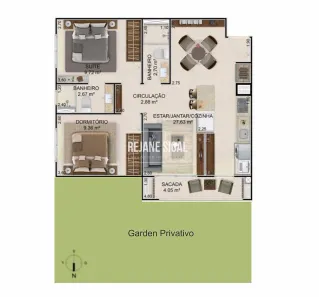 Apartamento com 2 Quartos à venda, 65m² no Três Vendas, Pelotas