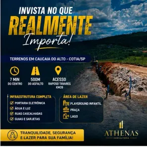 Lote/Terreno à venda, 500m² no Centro (Caucaia do Alto), Cotia