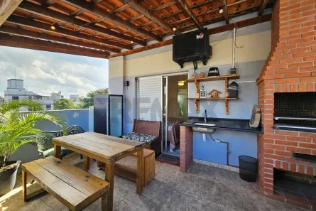 Cobertura com 1 Quarto à venda, 83m² no Jardim Las Palmas, Guarujá
