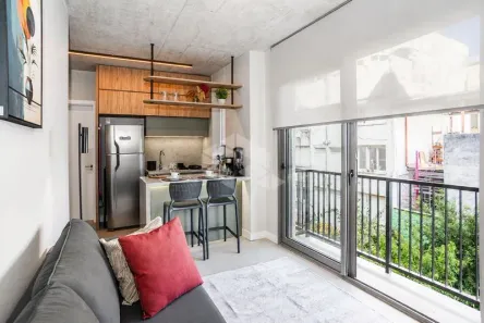 Apartamento com 1 Quarto para alugar, 42m² no Farroupilha, Porto Alegre