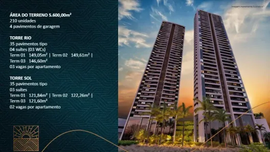 Apartamento com 3 Quartos à venda, 122m² no Santo Amaro, Recife