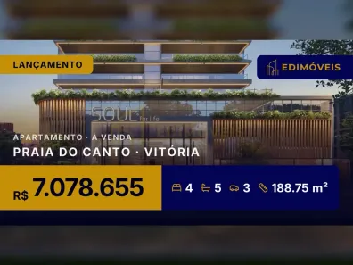 Apartamento com 4 Quartos à venda, 188m² no Praia do Canto, Vitória