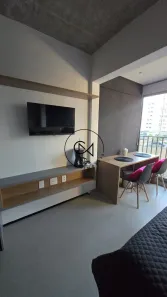 Apartamento com 1 Quarto para alugar, 24m² no Cerqueira César, São Paulo